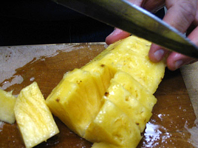 Take The Half With The Triangle Piece Removed, Cut Into Half Again, And Take One Of The Two Halves And Cut Into Pieces. Repeat Step 6 To Step 8 For The Initial Second Half With The Triangle Shaped Middle. (31k)