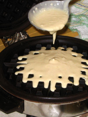 Add The Batter To The Waffler And Cook As Desired And As Instructed From Waffler Manuel (27k)