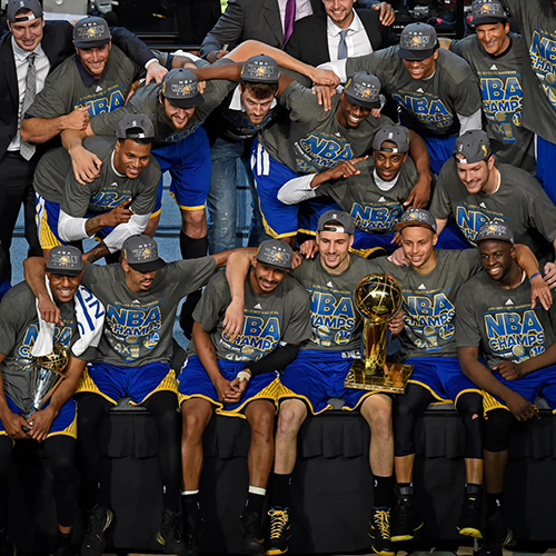 Golden State Warrios 2015 NBA Finals Champions Team Picture