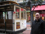 I'm In Front Of A San Francisco Cable Car.  It Was My First Time Riding A Cable Car.