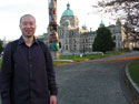 I'm In Front Of The British Columbia Legislative Buildings In Victoria, British Columbia, Canada