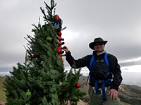 Christmas Tree On The Mission Peeker Pole Top Of Mission Peak Hike