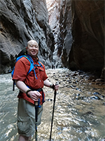 Hiking The Narrows Bottom Up Entrance To Wall Street